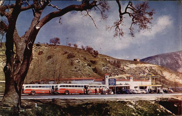Santa Fe buses in Lebec California