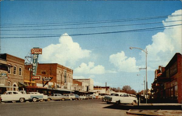 Looking East on Main Street Goldendale Washington