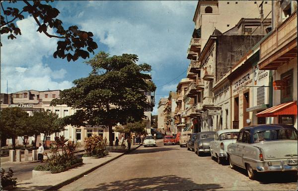 Old San Francisco Street San Juan Puerto Rico