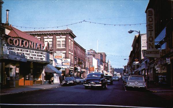 Merrimack Street - Business District Haverhill Massachusetts