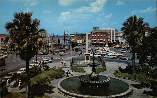 Trafalgar Square, Bridgetown Barbados Caribbean Islands