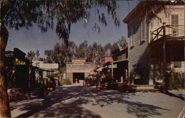 Knott's Berry Farm - Main Street in Ghost Town Buena Park California