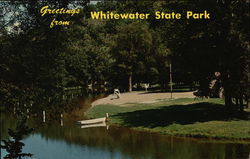 Swimming Area, Whitewater State Park Postcard
