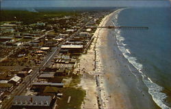 Aerial View Looking North Myrtle Beach, SC Postcard Postcard