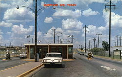 Entrance to Sheppard Air Force Base Postcard