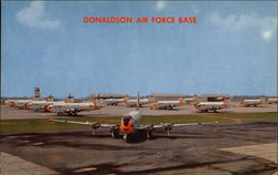 Planes at Donaldson Air Force Base Greenville, SC Postcard Postcard