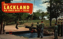 Lackland Air Force Base Obstacle Course Postcard
