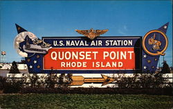 U.S. Naval Air Station Quonset Point, RI Postcard Postcard