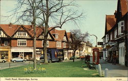 Heath Road Weybridge, England Kent Postcard Postcard