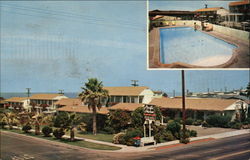 Pacific Shores Motor Hotel - Pacific Beach Postcard