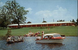 Black Lake Lodge Chestnut, LA Postcard Postcard