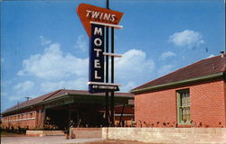 Twins Motel Postcard