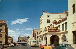 Looking North on Scott Street, Downtown Postcard