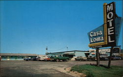 Casa Loma Motel and Restaurant Pratt, KS Postcard Postcard