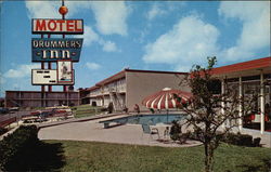 Drummers Inn Motel - North Fort Worth, TX Postcard Postcard
