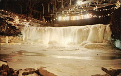 Annual Christmas Lighting Ludlow Falls, OH Postcard Postcard