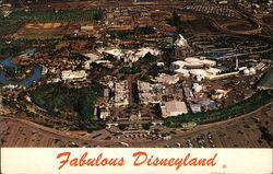 Aerial View of Disneyland Postcard