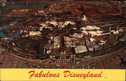 Aerial View of Disneyland Postcard