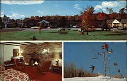 Yankee Motor Lodge Lenox, MA Postcard Postcard