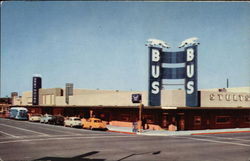 Greyhound Bus Terminal, First Street and East Van Buren Postcard