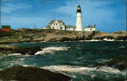 Portland Head Light Maine Postcard Postcard