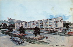 Spring Hill Motor Lodge Postcard