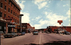 Downtown Lusk, Wyoming Postcard