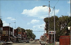 Street Scene Phillips, WI Postcard Postcard