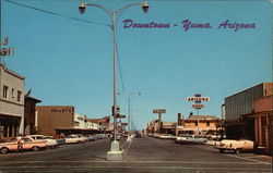 Main Street, Downtown Yuma Postcard