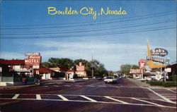 Street Scene Boulder City, NV Postcard Postcard