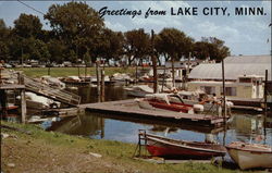 Municipal Boat Harbor Postcard