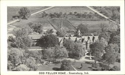 Odd Fellow Home Greensburg, IN Postcard Postcard