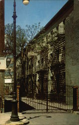 Patchin Place, Greenwich Village Postcard