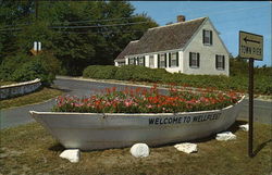 Welcome to Wellfleet, Cape Cod Massachusetts Postcard Postcard