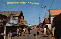 Fisherman's Wharf Monterey Postcard