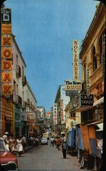 View of Mexican Street Postcard