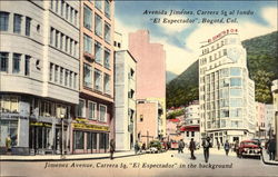 Jimenez Avenue Bogota, Colombia South America Postcard Postcard