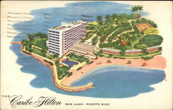 The Caribe Hilton San Juan, PR Puerto Rico Postcard Postcard