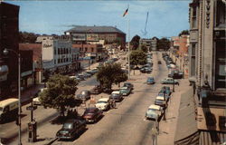 Legion Parkway, Brockton, MA Postcard