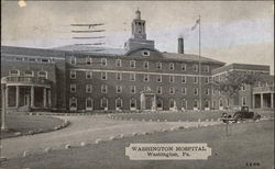Washington Hospital Pennsylvania Postcard Postcard