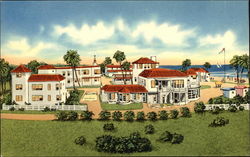De Soto Beach Hotel Savannah Beach, GA Postcard Postcard