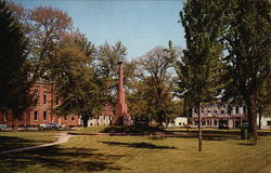 Public Square Milan, OH Postcard Postcard