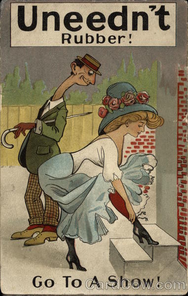 Uneedn't Rubber! Go to a Show! Comic, Funny