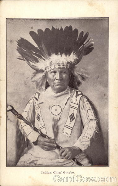 Indian Chief Gotebo Native Americana
