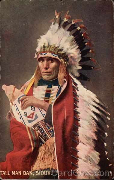 Tall Man Dan, Sioux Native Americana