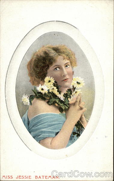 Miss Jessie Bateman - English Stage Actress Actresses