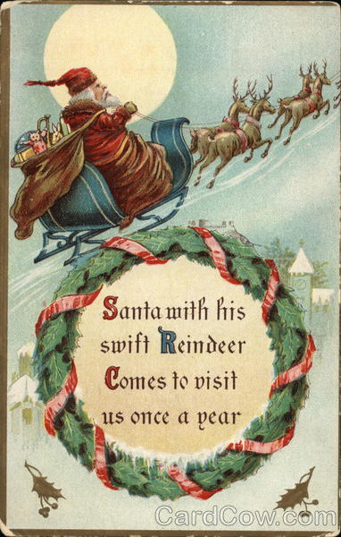 Santa Claus and Reindeer