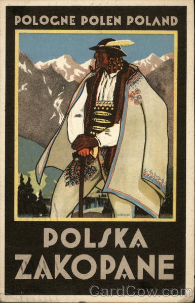 Pologne Polen Poland, Polska Zakopane Poster Style