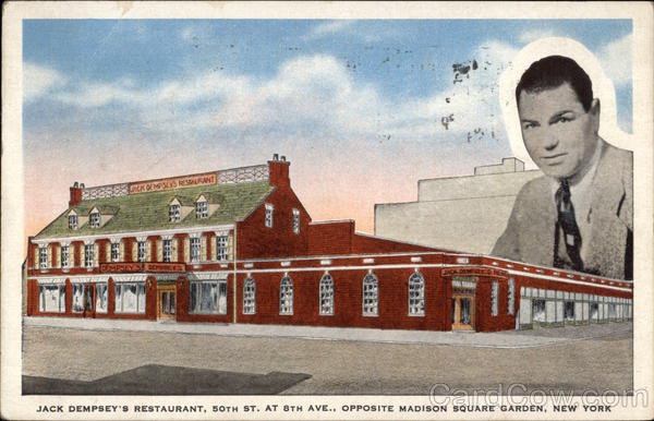 Jack Dempsey's Restaurant Advertising