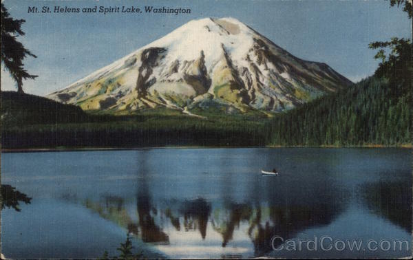 Mt. St. Helens and Spirit Lake, Washington Mount St. Helens